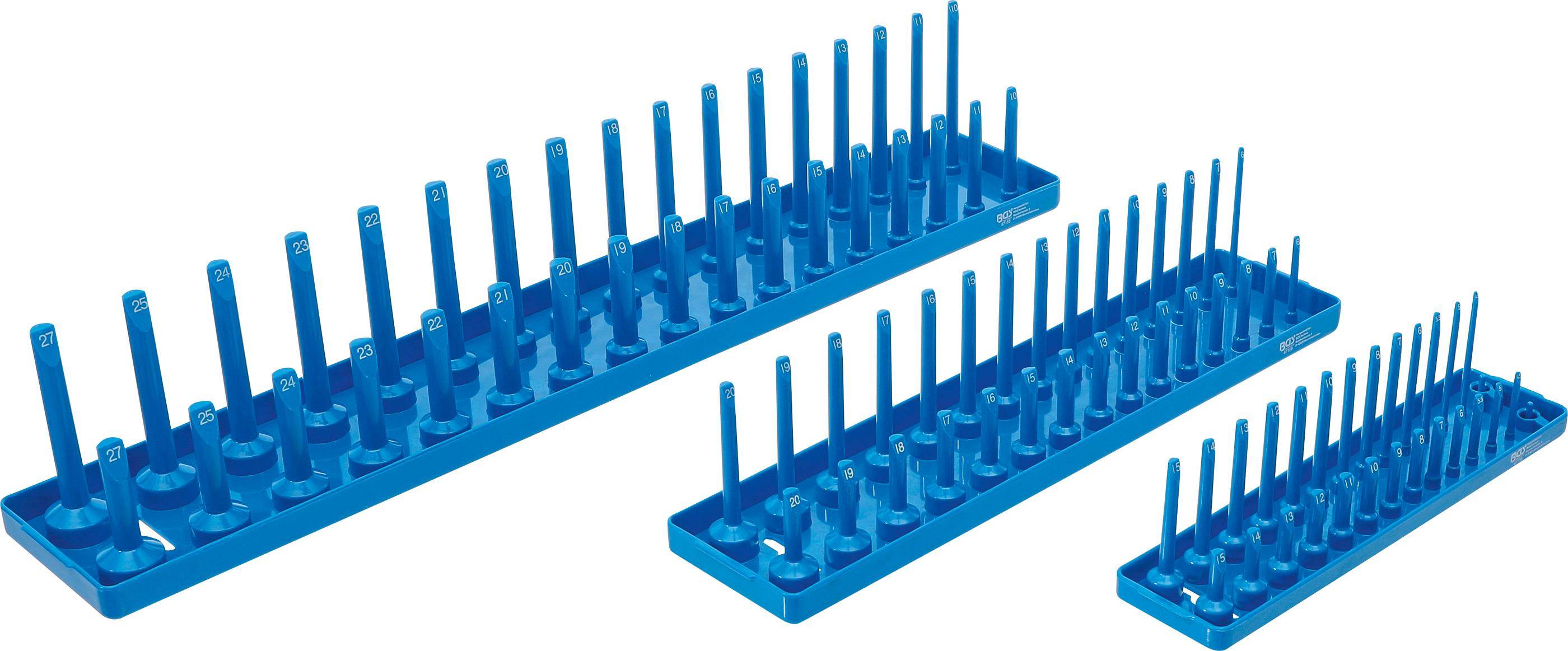 BGS Halter für Steckschlüssel-Einsätze | 3-tlg.