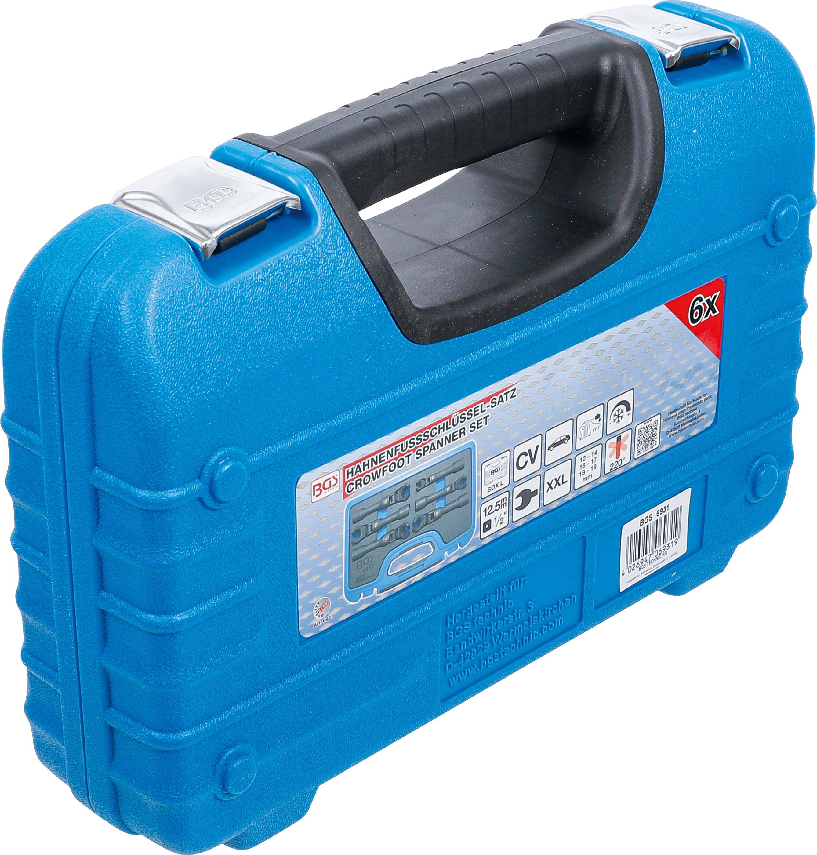 BGS Hahnenfußschlüssel-Satz | Antrieb Innenvierkant 12,5 mm (1/2") |