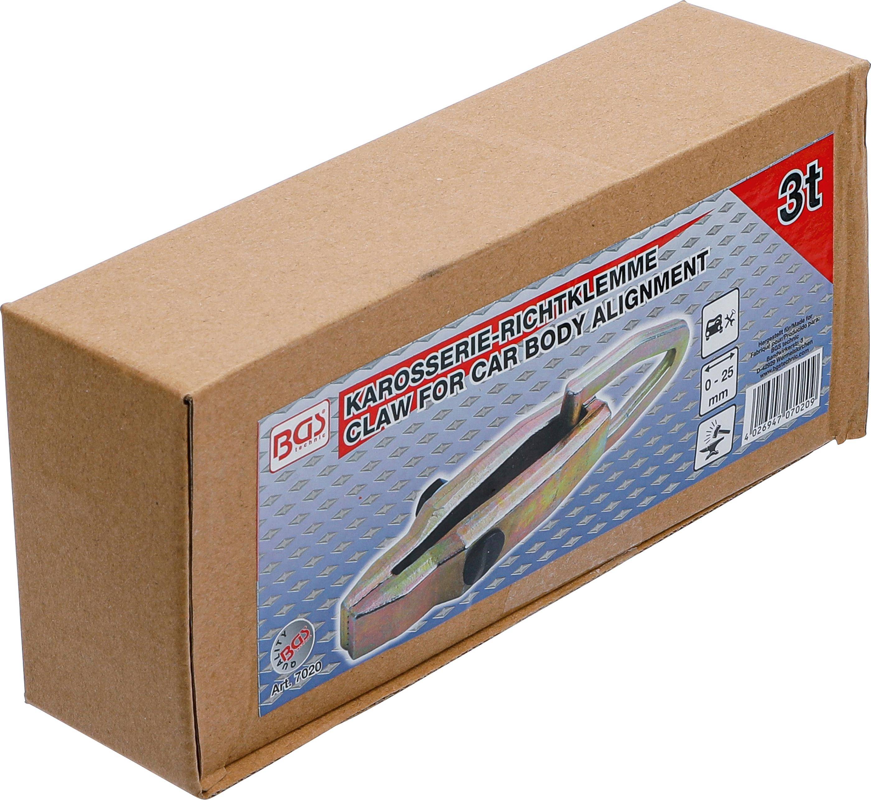 BGS Karosserie-Richtklemme | schmale Ausführung | eine Zugrichtung |