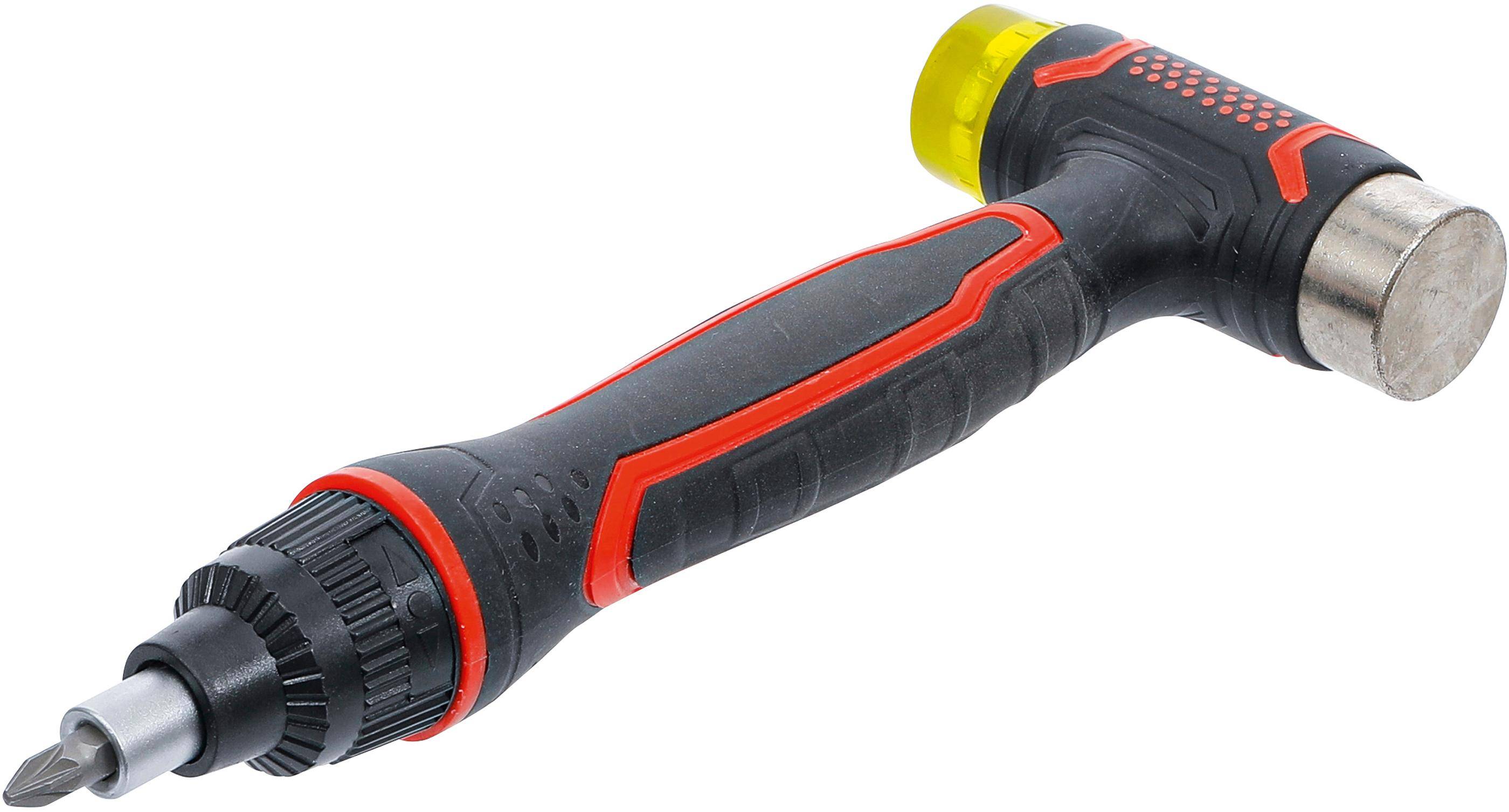 BGS Do It Yourself Wechselkopf-Hammer | mit Ratschen-Drehgriff fr