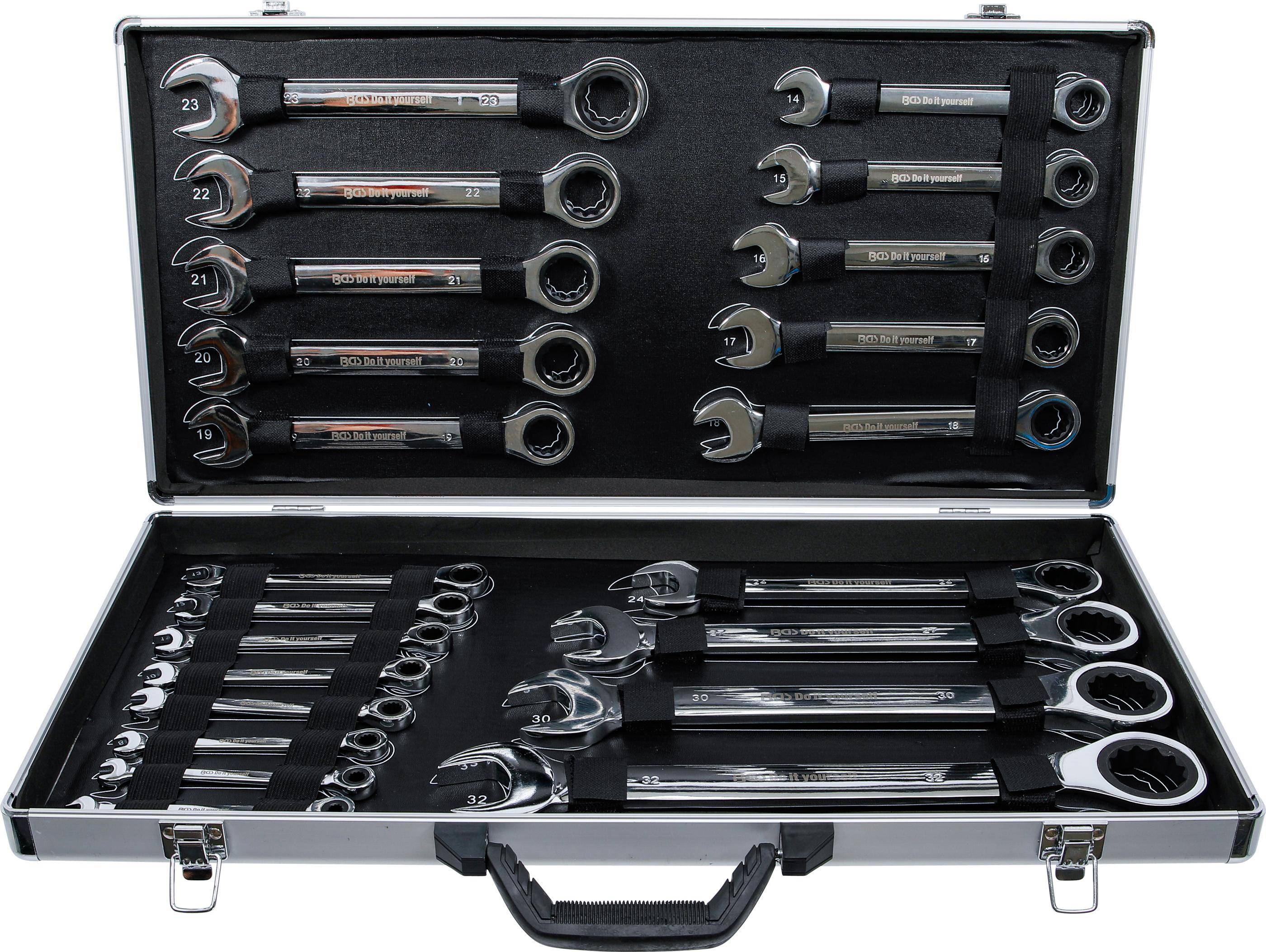 BGS Do It Yourself Ratschenring-Maulschlssel-Satz | SW 6 - 32 mm |