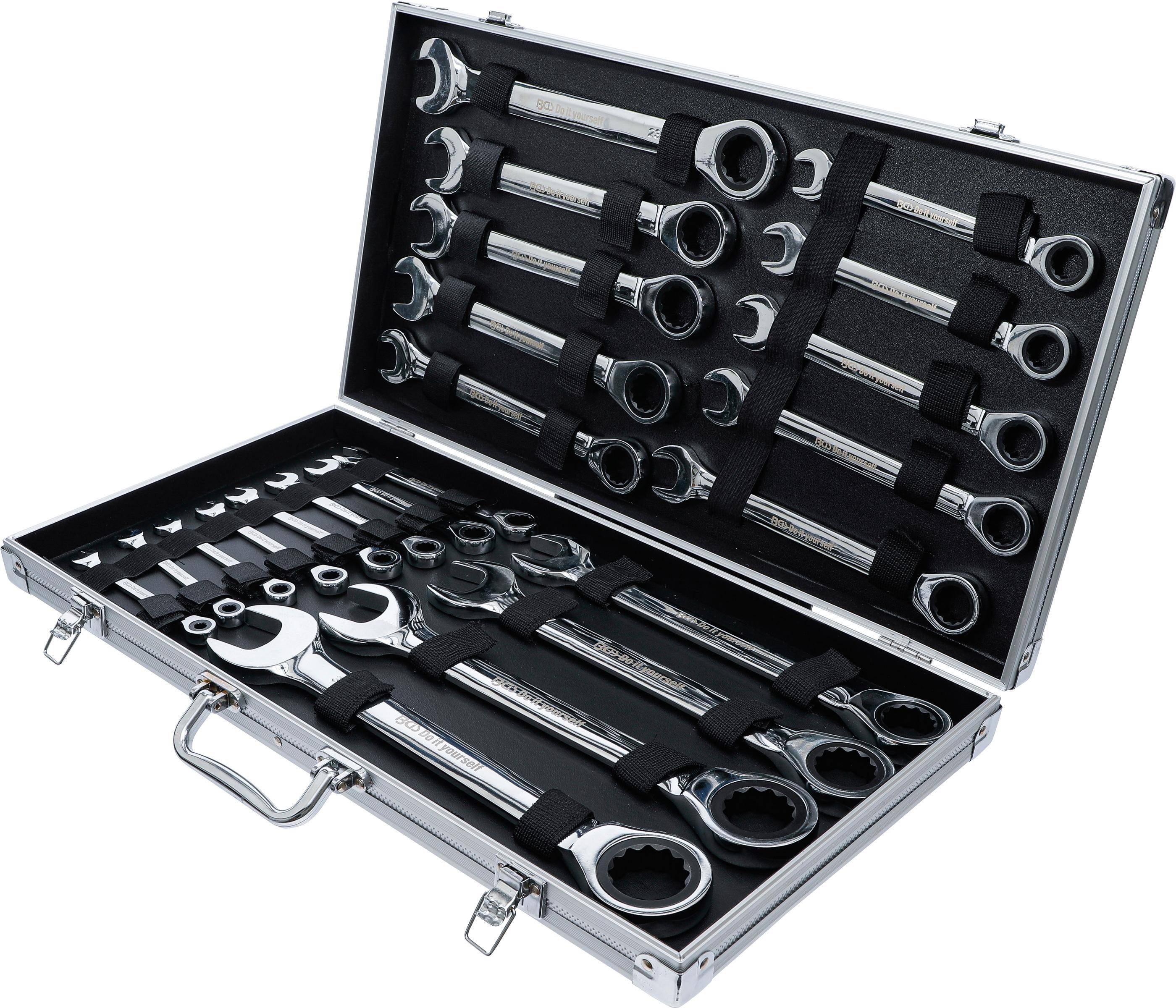 BGS Do It Yourself Ratschenring-Maulschlssel-Satz | SW 6 - 32 mm |