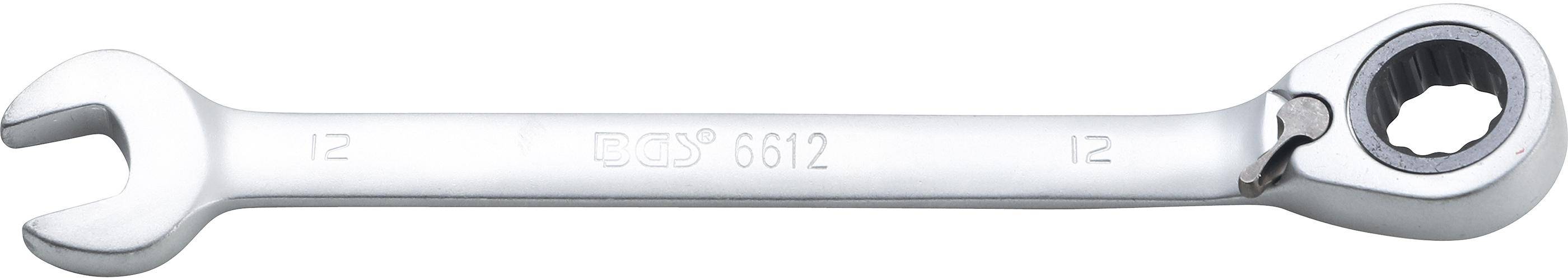 BGS Ratschenring-Maulschlssel | umschaltbar | SW 12 mm