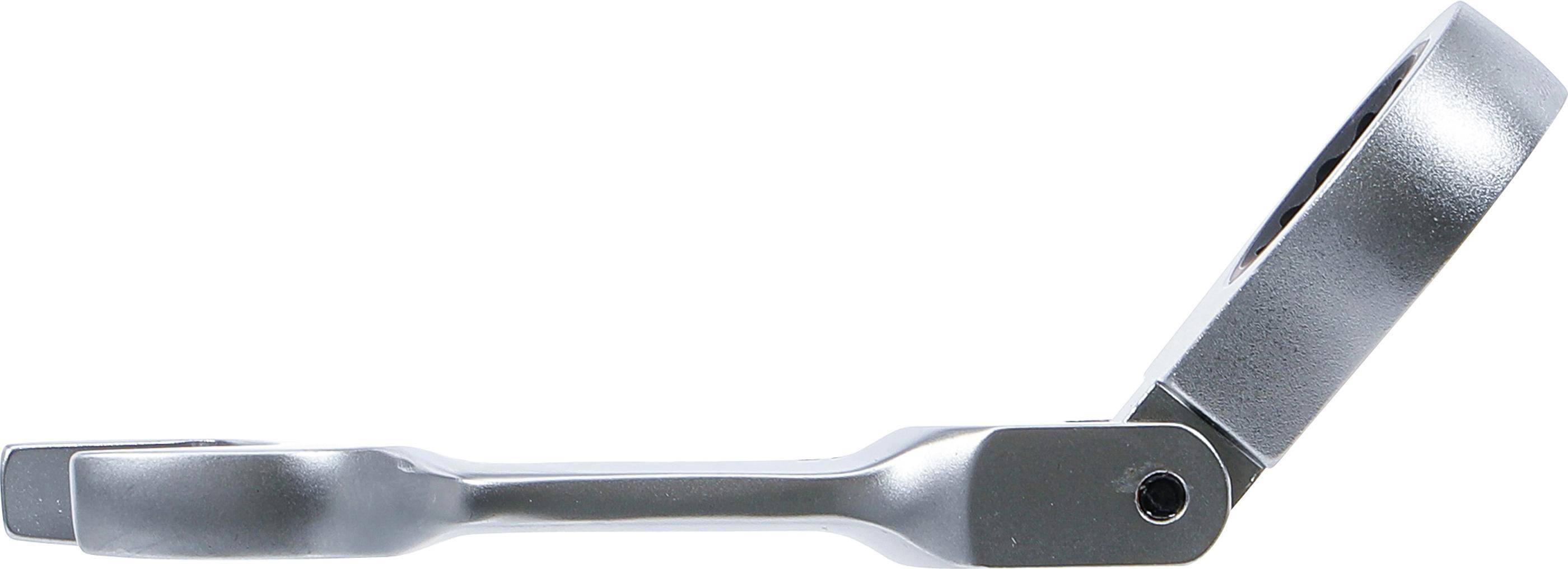 BGS Ratschenring-Maulschlüssel | kurz | abwinkelbar | SW 15 mm