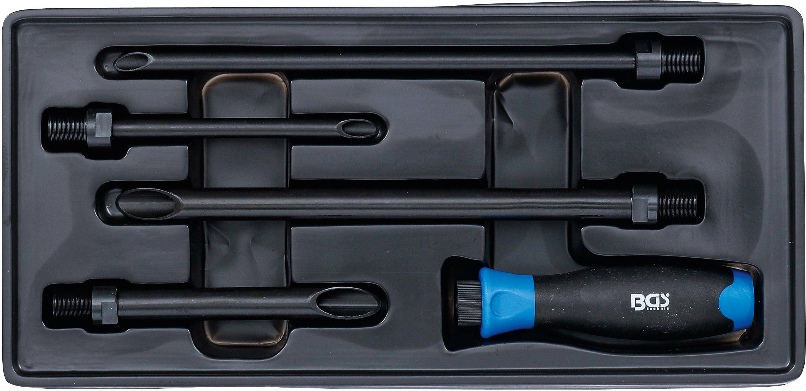 BGS technic Durchstechahlen-Satz zur Kabelverlegung | 4-tlg.