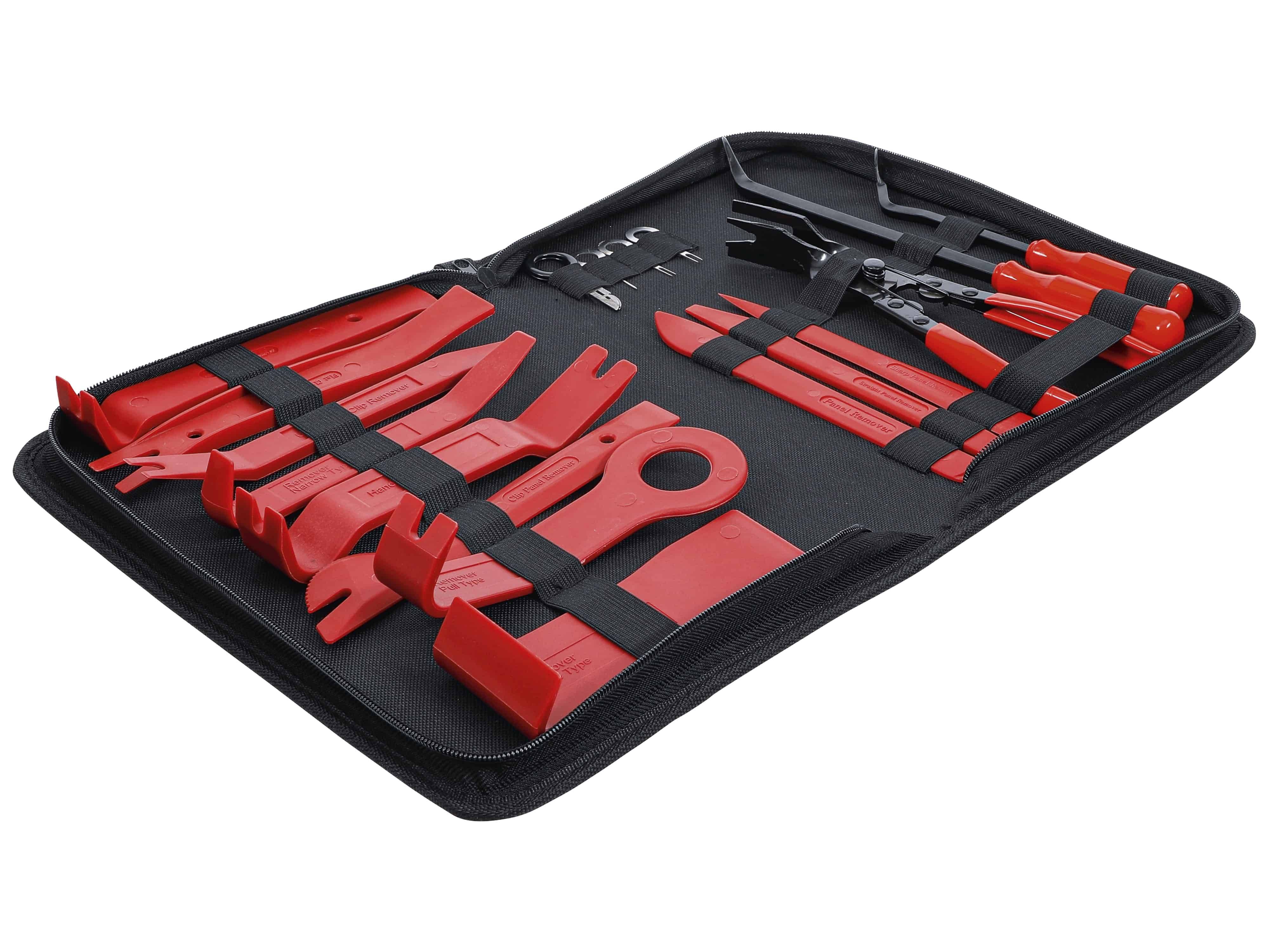 BGS TECHNIC Verkleidungs-Demontagekeil- und Zierleistenkeile-Satz, 91326, 19-teilig