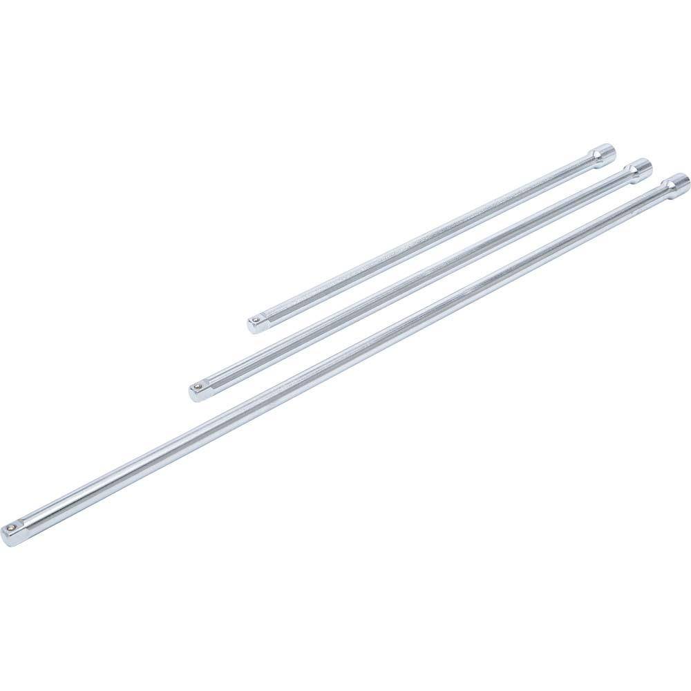 Steckschlüssel Verlängerungssatz - Länge 375, 450 und 600 mm - Abtriebsprofil Außenvierkant 10 mm
