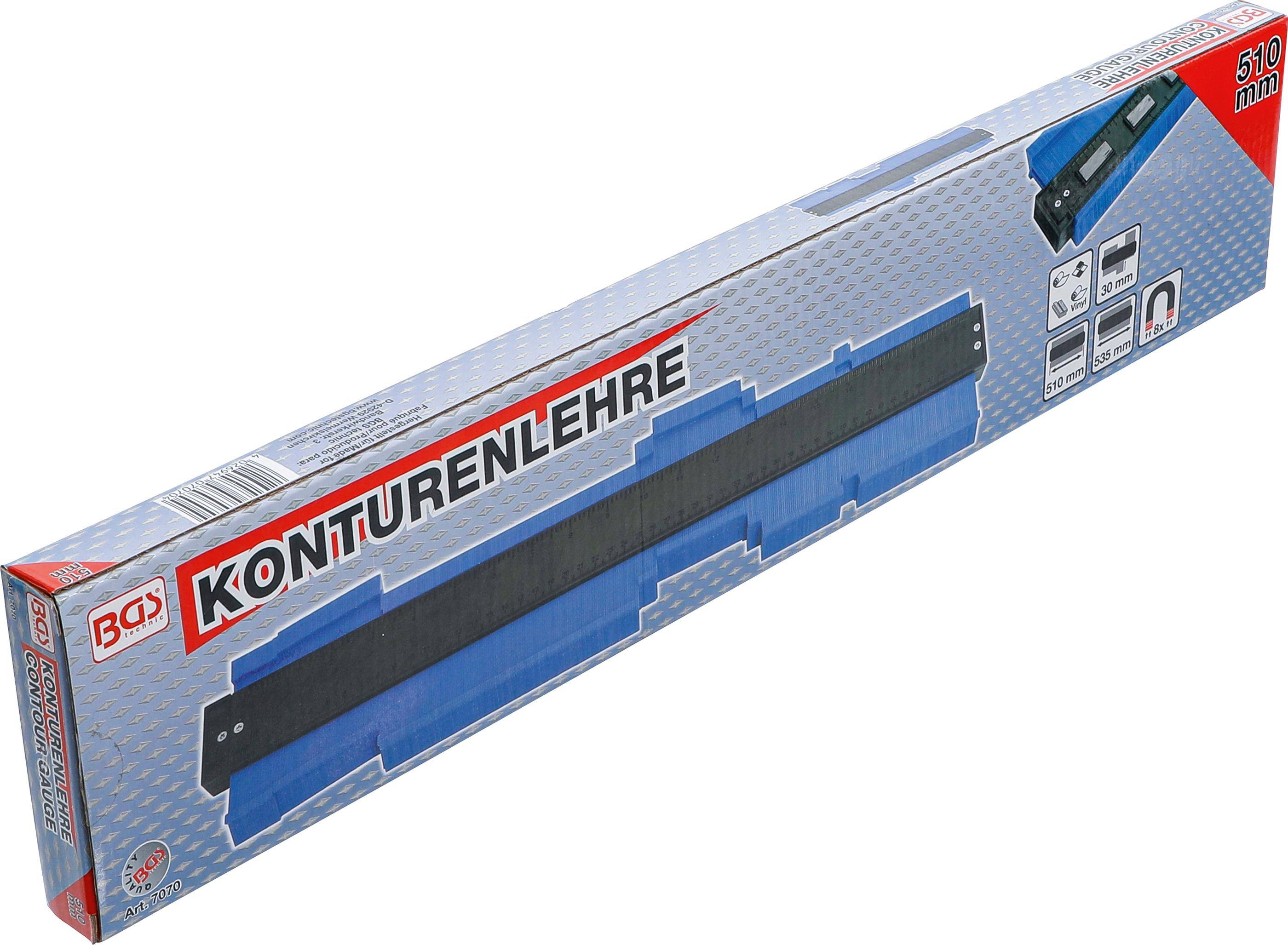BGS technic Konturenlehre | 510 mm