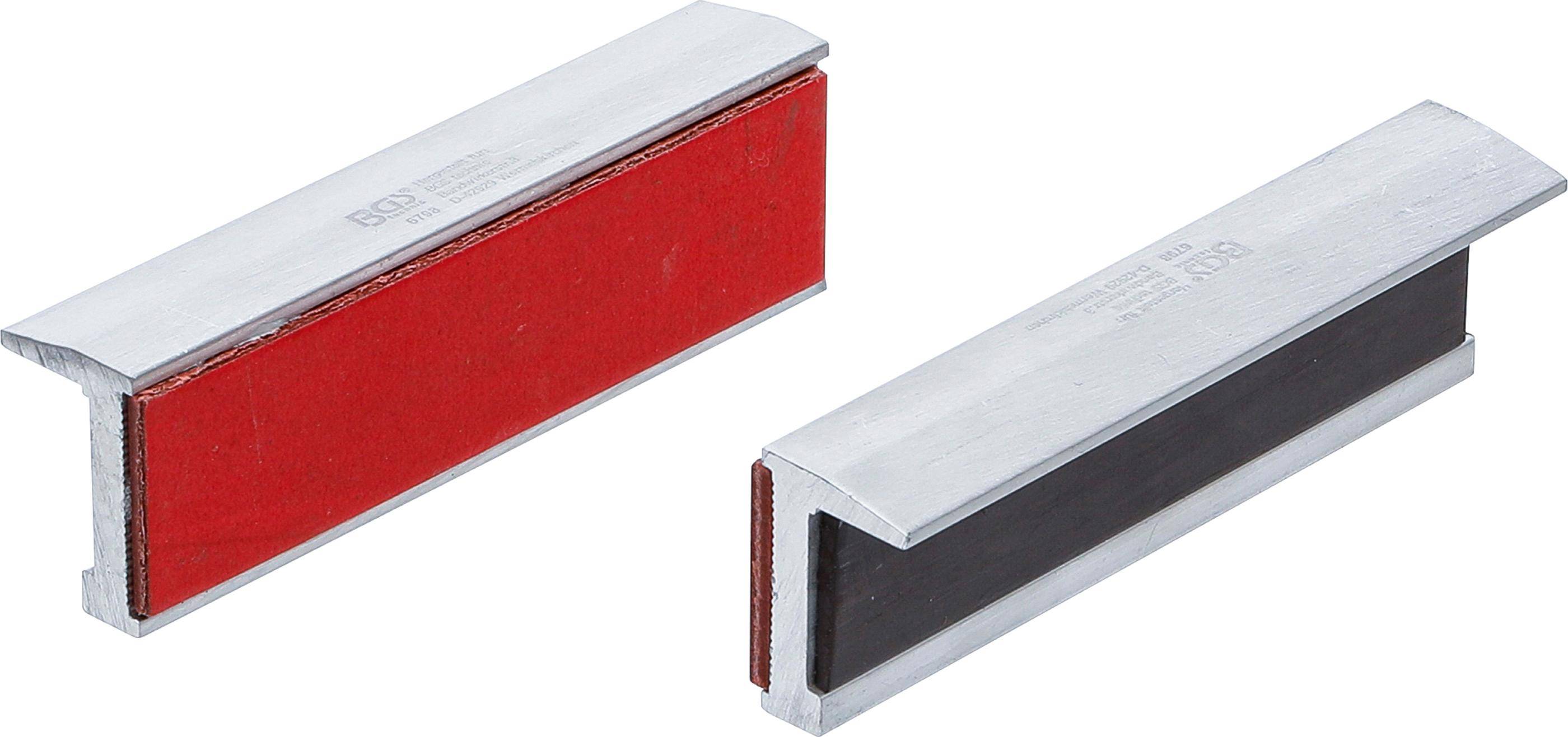 BGS technic Schraubstock-Schutzbacken | Aluminium | Breite 100 mm |