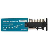 Makita - Schraubenziehersatz - 10 Stücke - torx, phillips, pozidriv, slot