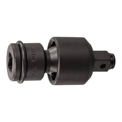 Schwarzer Steckeradapter mit Sechskantantrieb und gekennzeichnet mit 