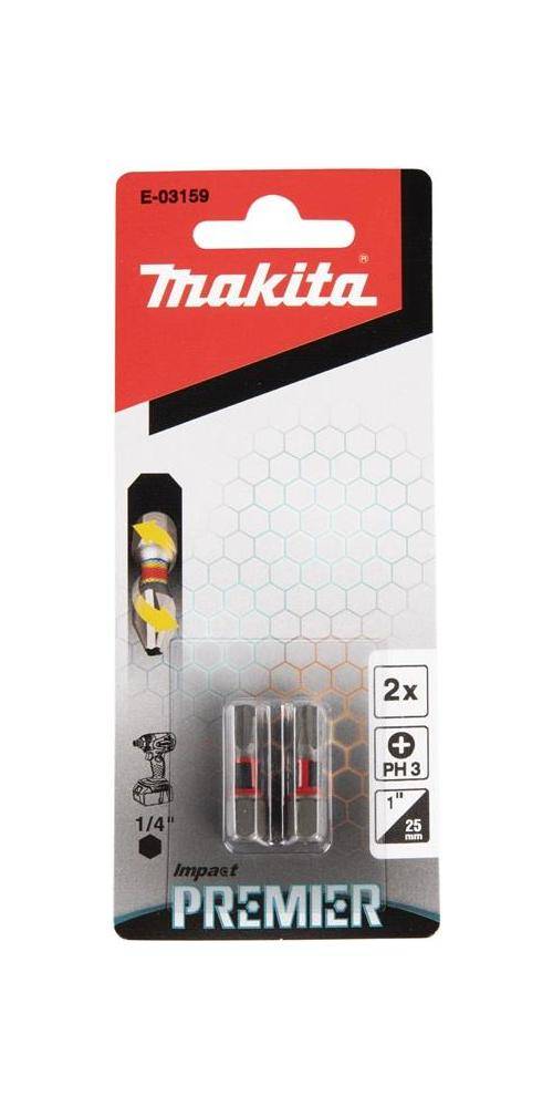 makita Bit E-03159 Gr.PH3 1/4Zoll 6kt L.25mm Innensechskant 1/4 Zoll
