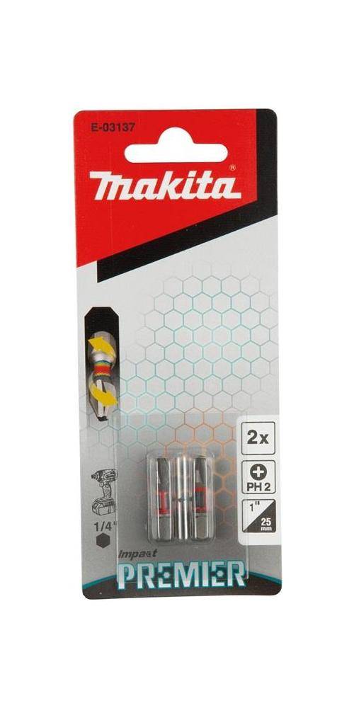 makita Bit E-03137 Gr.PH2 1/4Zoll 6kt L.25mm Innensechskant 1/4 Zoll