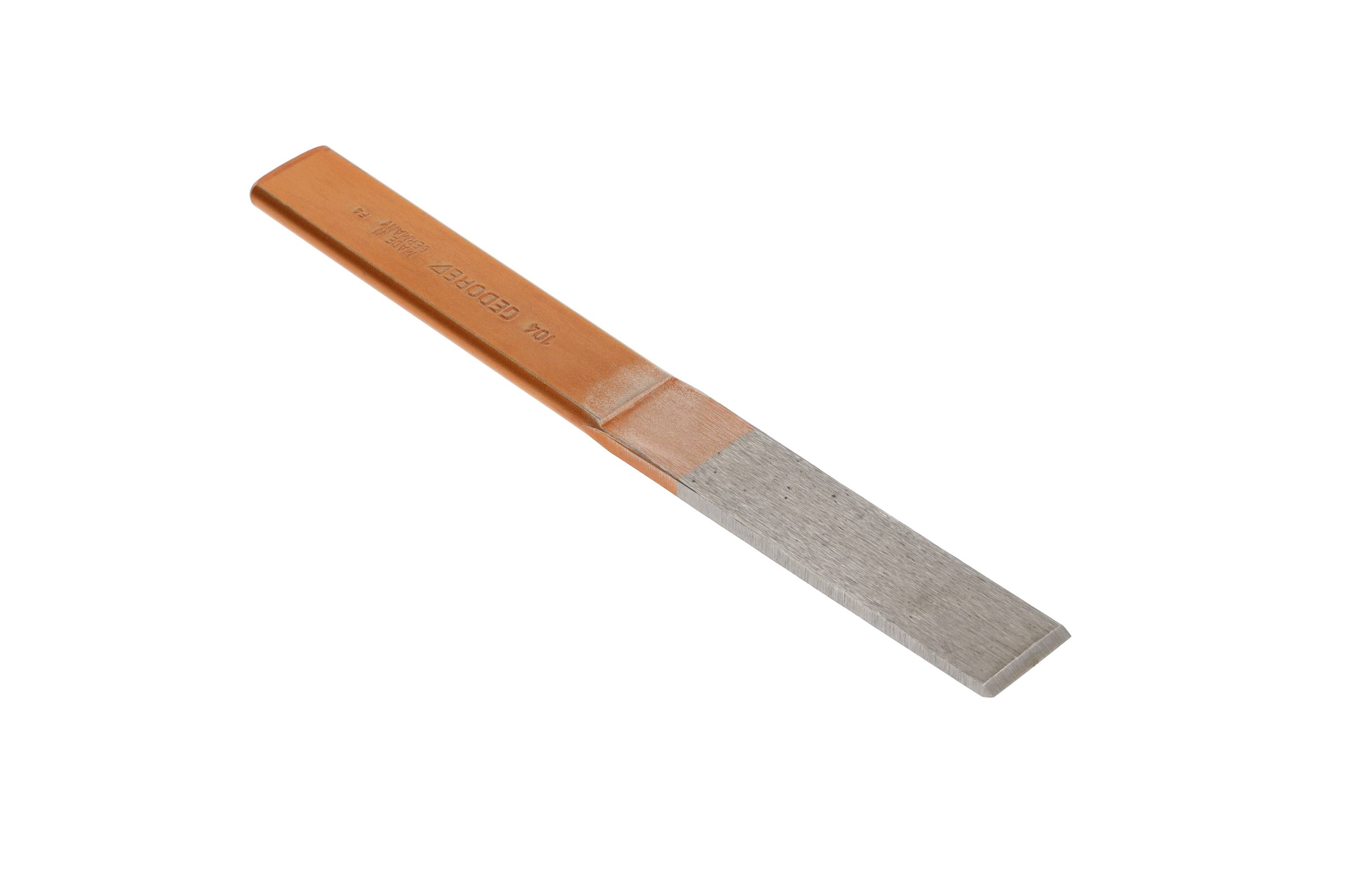 GEDORE Meißel, Schlitzmeißel, Spitzwinkel 60°, Schneide 26 mm breit, 240 mm lang, gehärteter Stahl,