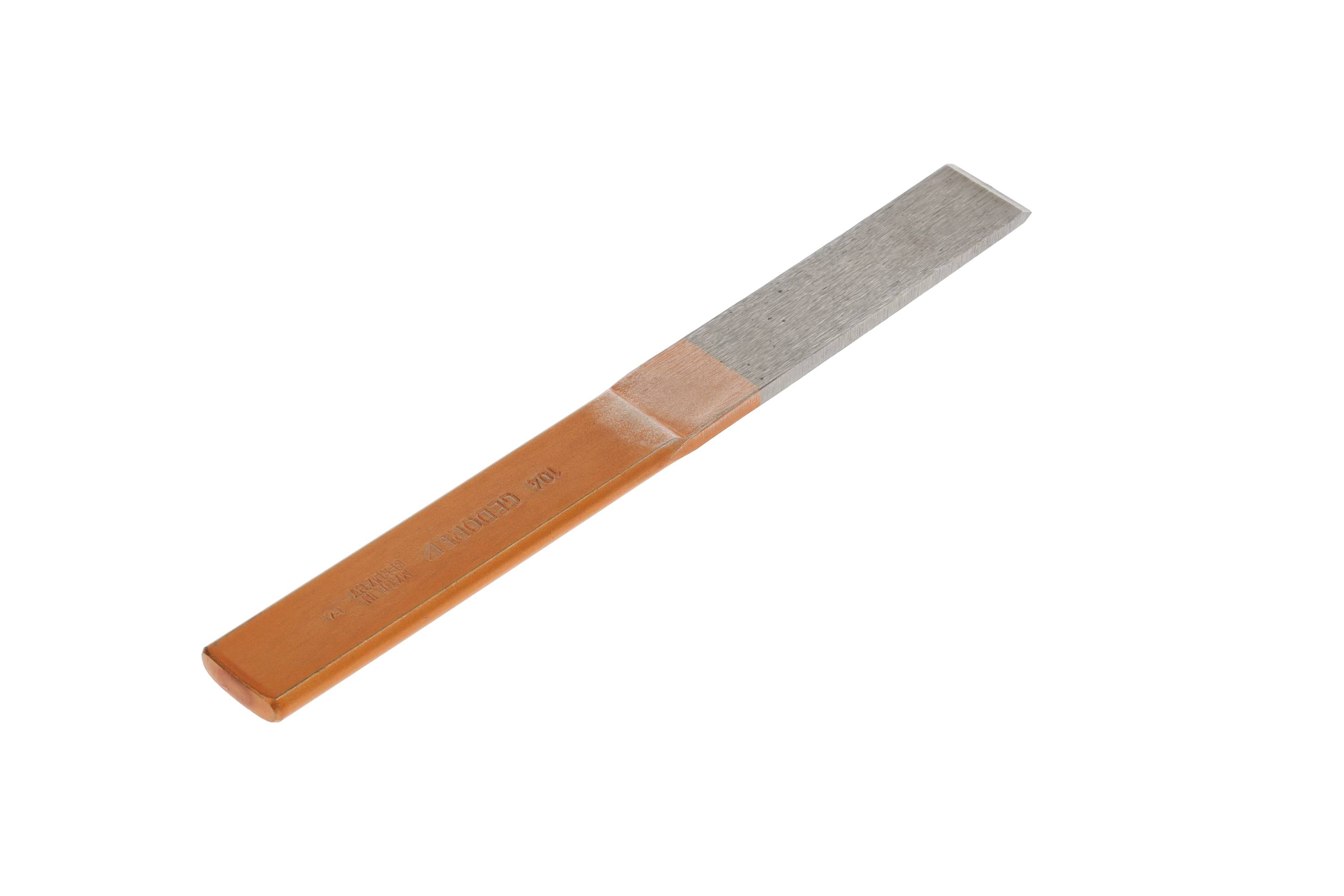 GEDORE Meißel, Schlitzmeißel, Spitzwinkel 60°, Schneide 26 mm breit, 240 mm lang, gehärteter Stahl,