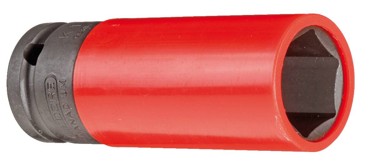 Gedore K 19 LS 21 Kraftschraubereinsatz 1/2" mit Schutzhülse, 21 mm