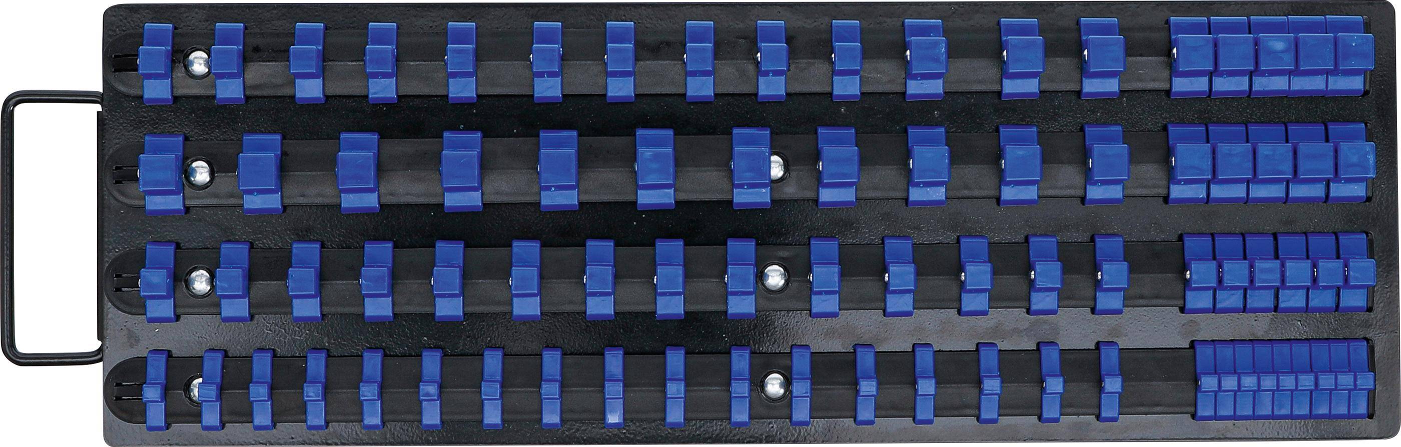 BGS Aufsteckschienen-Set fr Steckschlssel-Einstze | mit 80 Clips | fr