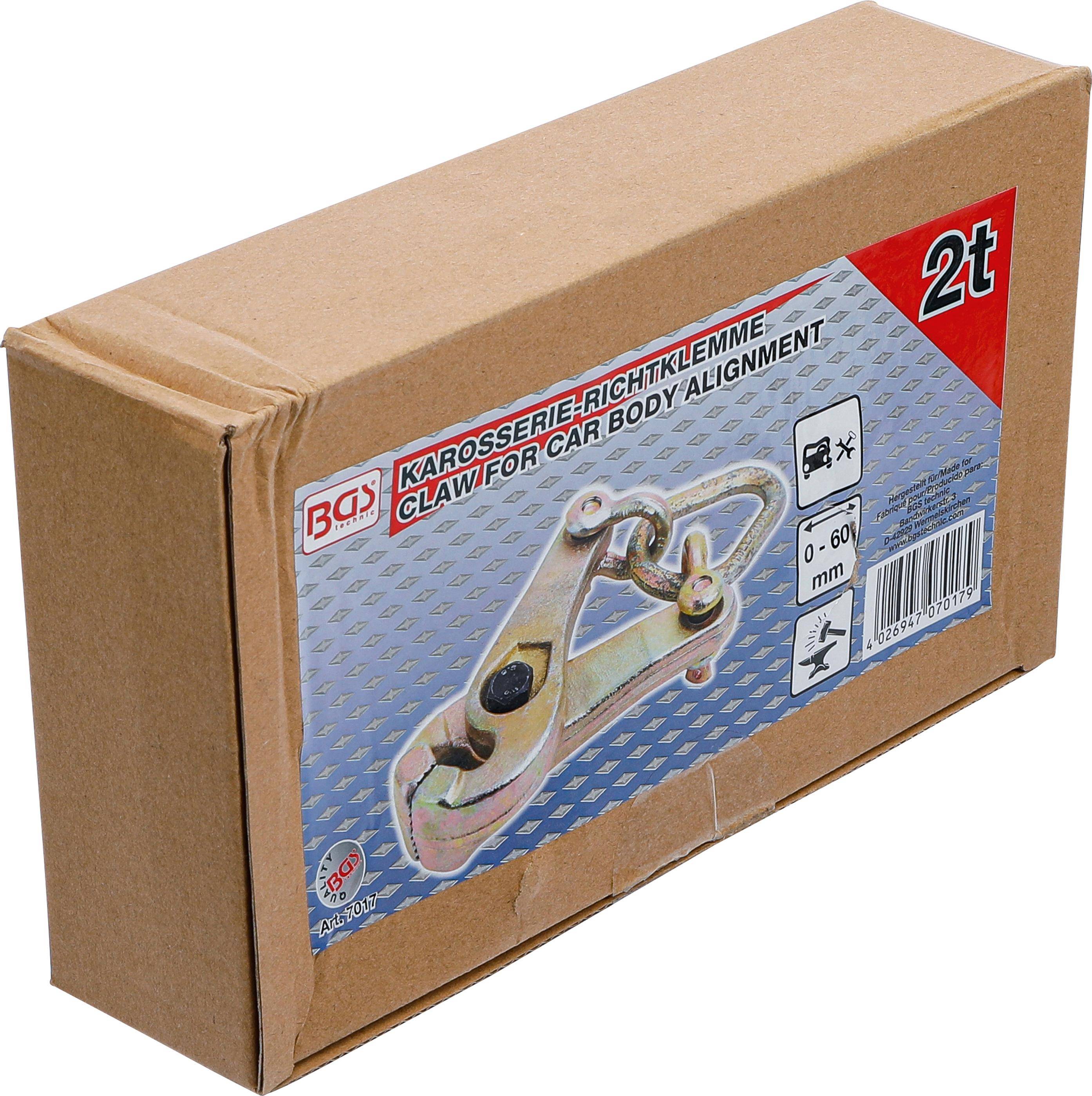 BGS Karosserie-Richtklemme | selbstschlieend | eine Zugrichtung |