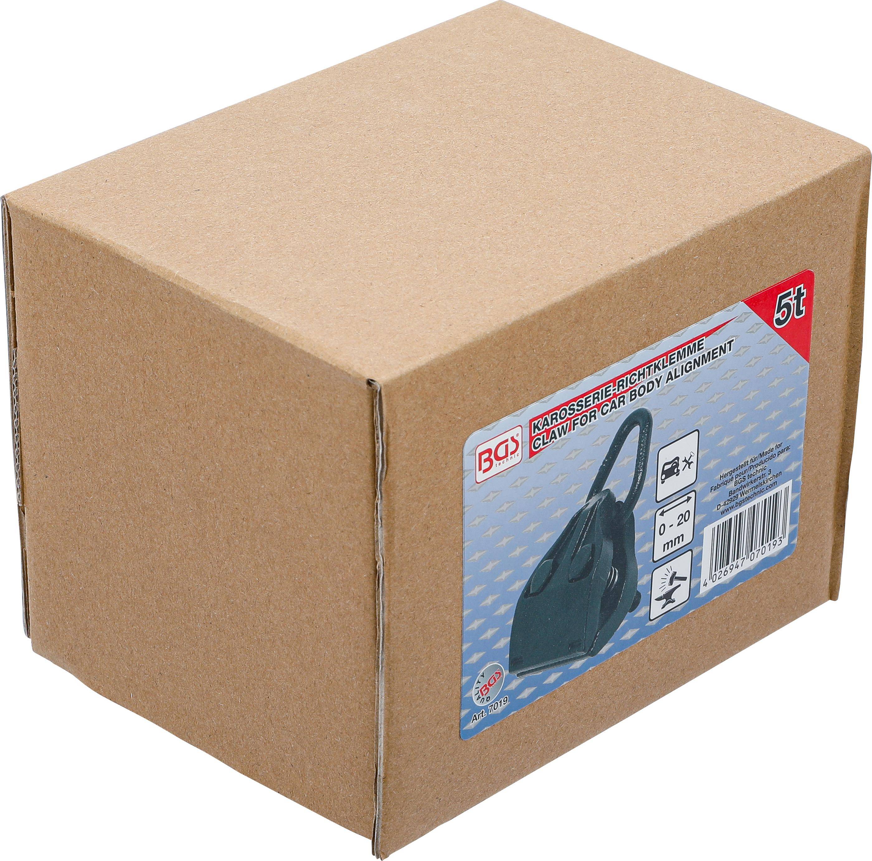 BGS Karosserie-Richtklemme | 105 mm | eine Zugrichtung | max. 5 t