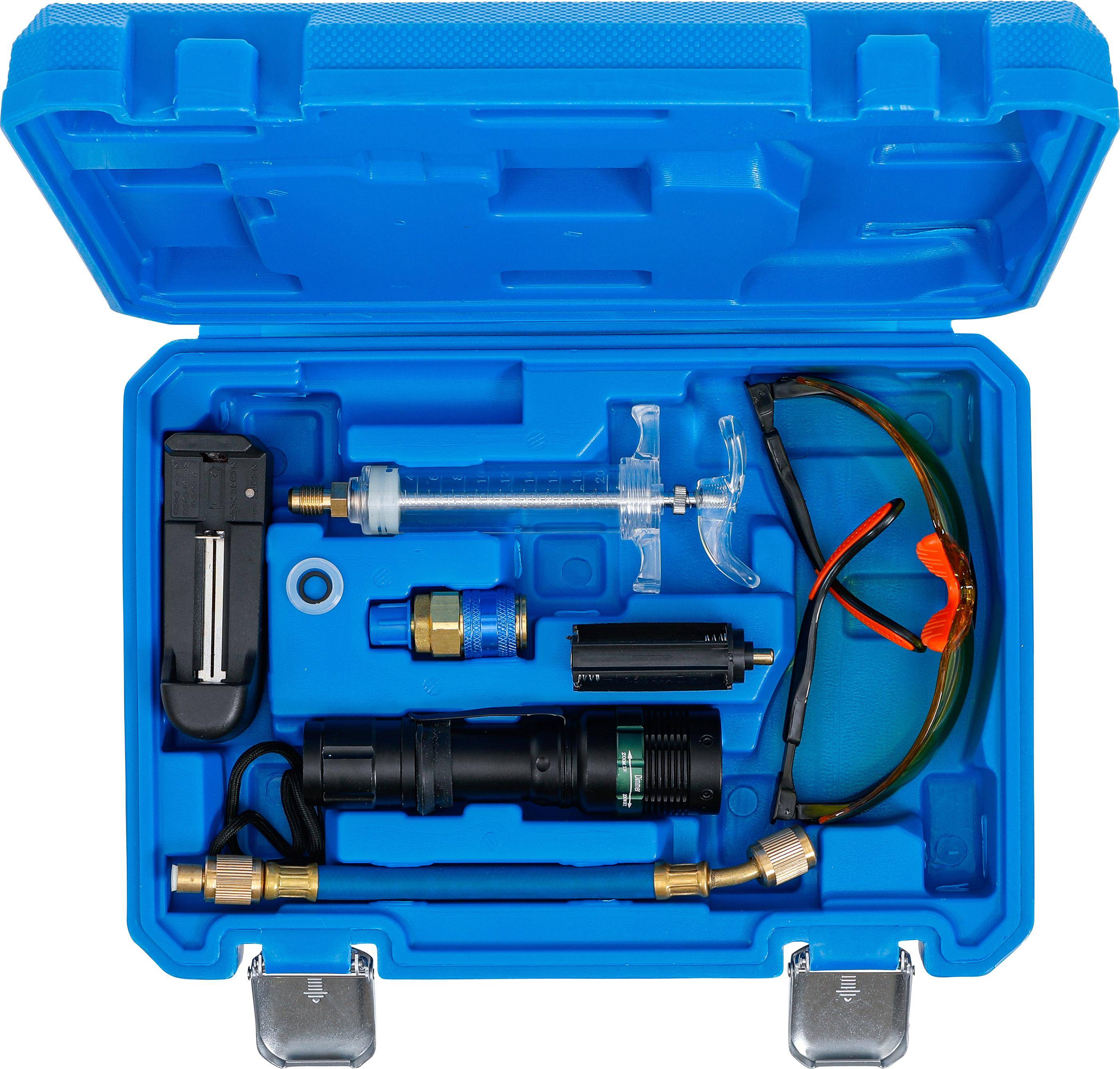 BGS UV-Lecksuch-Taschenlampen-Satz mit Zubehr | fr Klimaanlagen