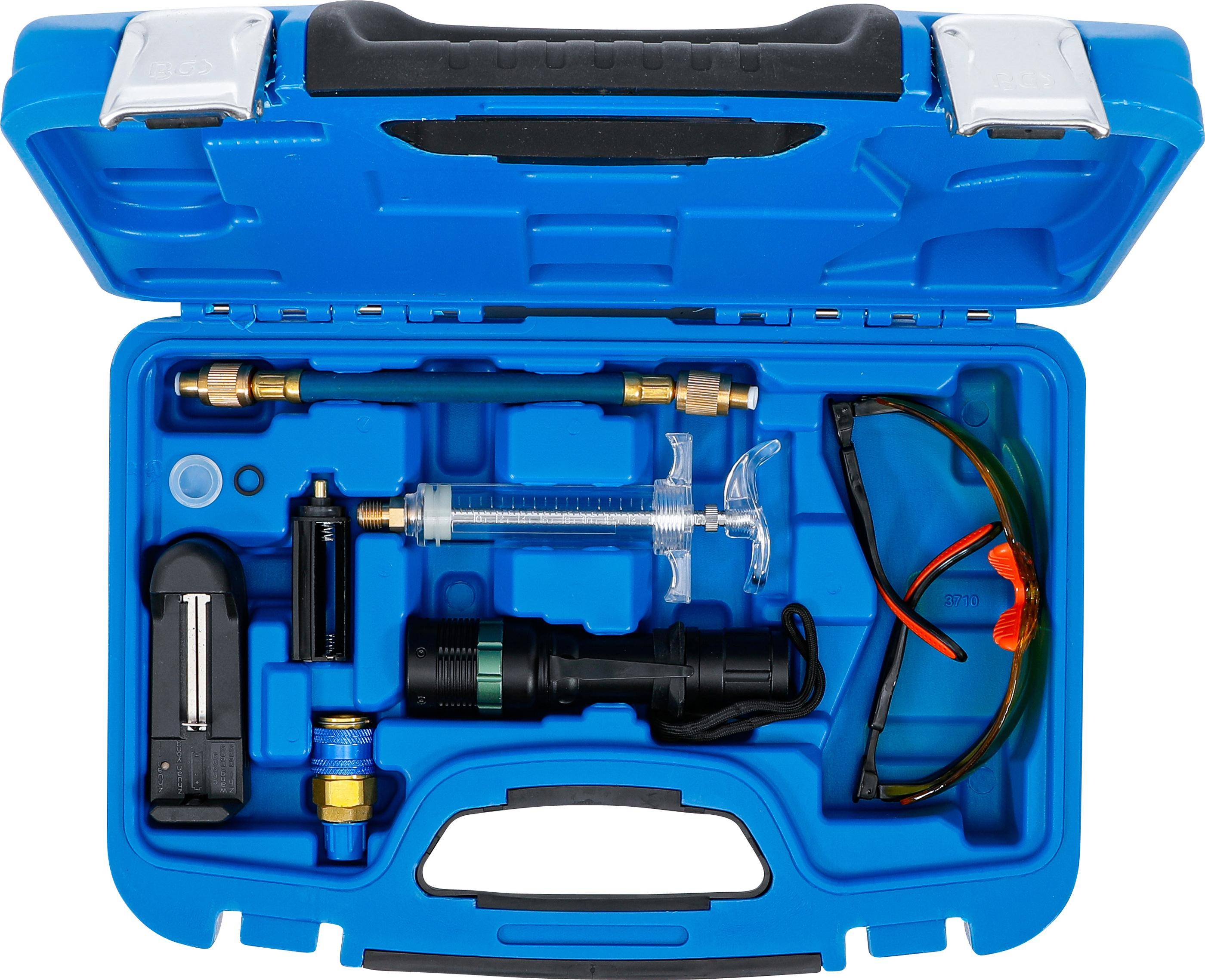 BGS UV-Lecksuch-Taschenlampen-Satz mit Zubehr | fr Klimaanlagen