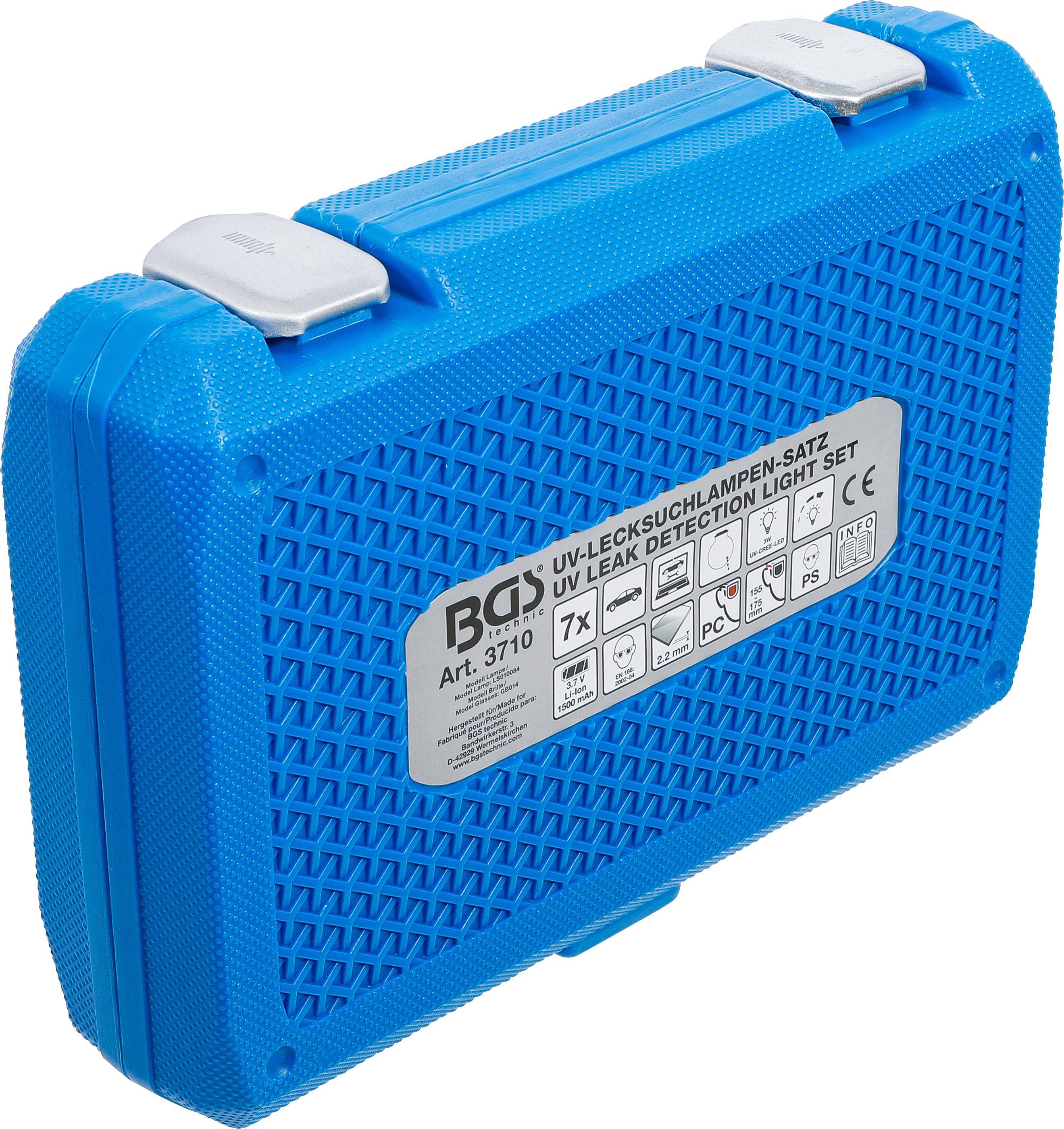 BGS UV-Lecksuch-Taschenlampen-Satz mit Zubehr | fr Klimaanlagen