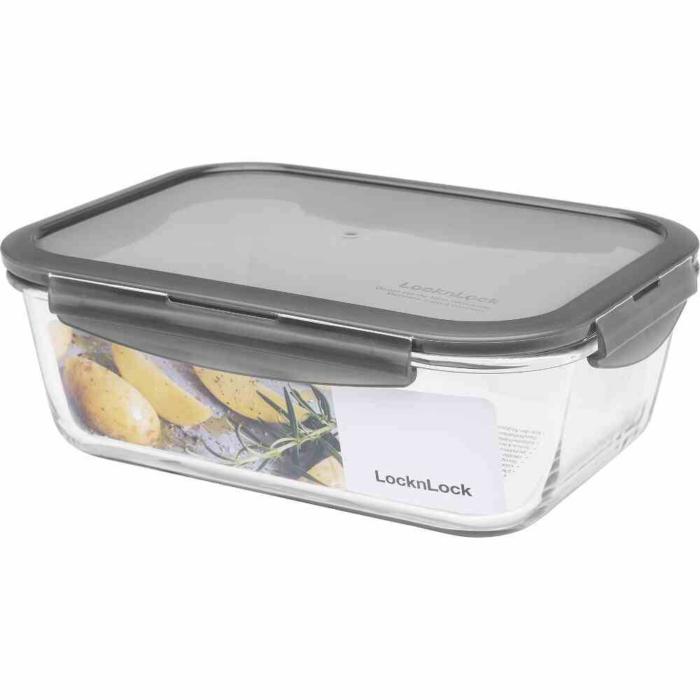 Lock & Lock Boroseal Frischhaltedose 2,0L eckig 251 x 189 x 88 mm, transparent