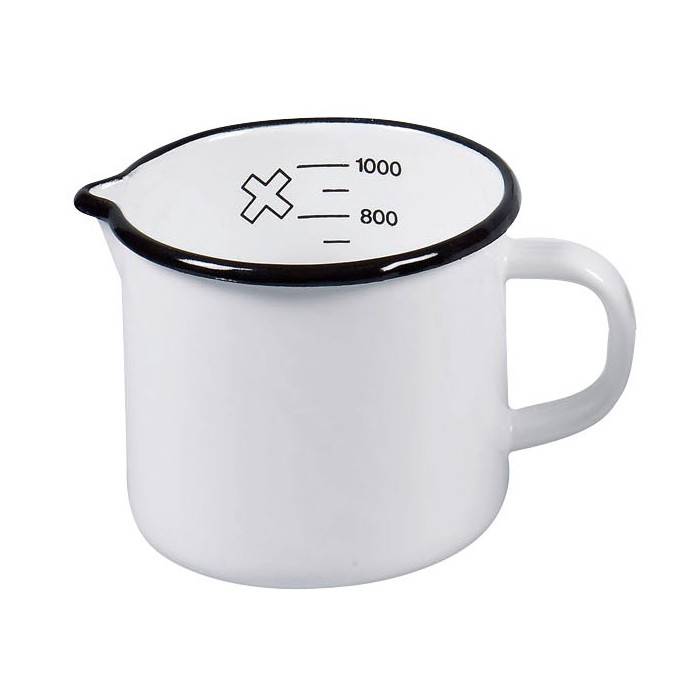 Krüger 4 12 1 Milchtopf weiß 12cm, weiß (1 Stück)