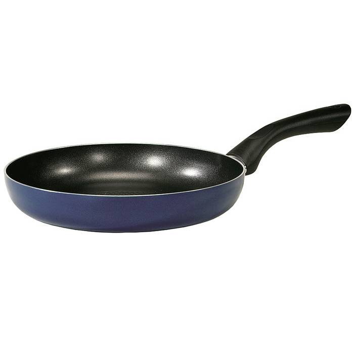 Krüger 1020T Pfanne "Troja", 20 cm, Aluminium, blau/schwarz