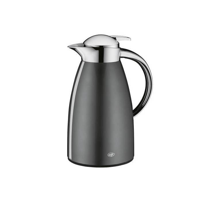 alfi 1421.268.100 Isolierkanne Signo, 1 Liter, schieferfarben/silber