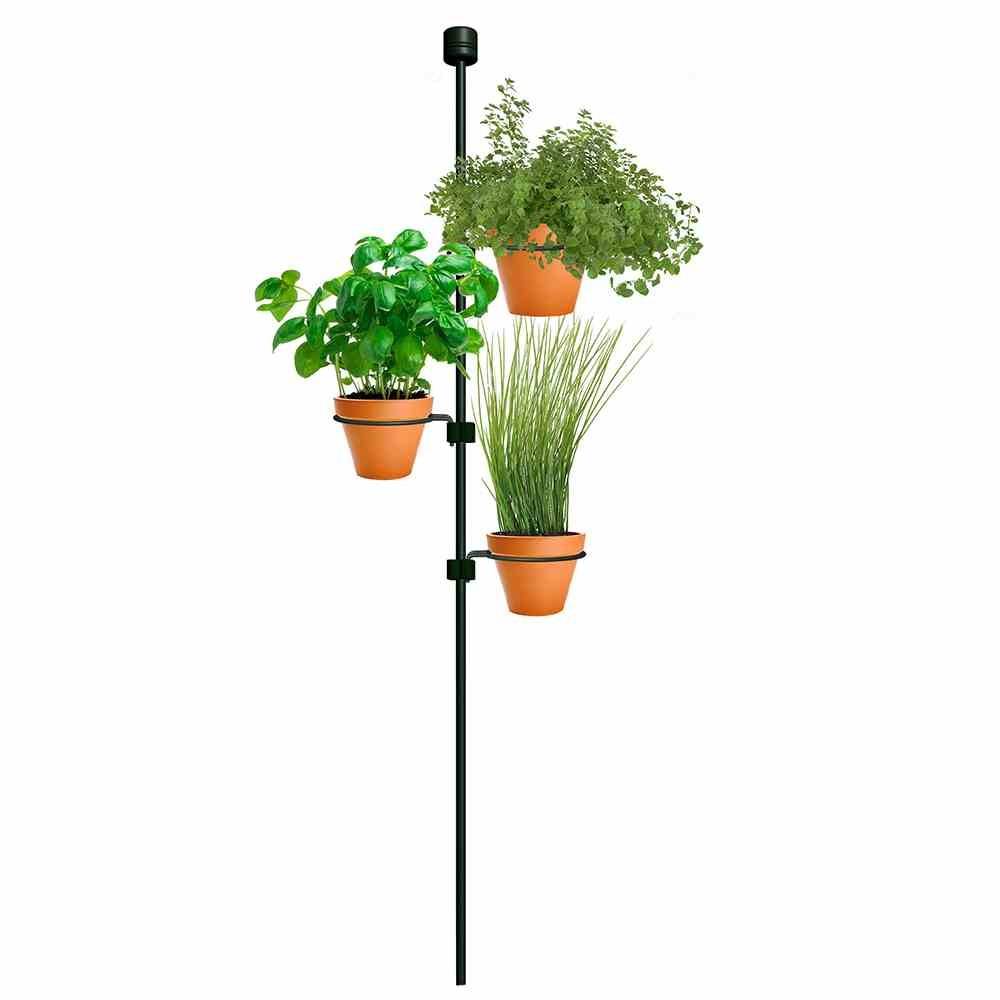 Siena Garden 230-610 T&T Topfhalter, Ø 12 cm, grün (3er Pack)