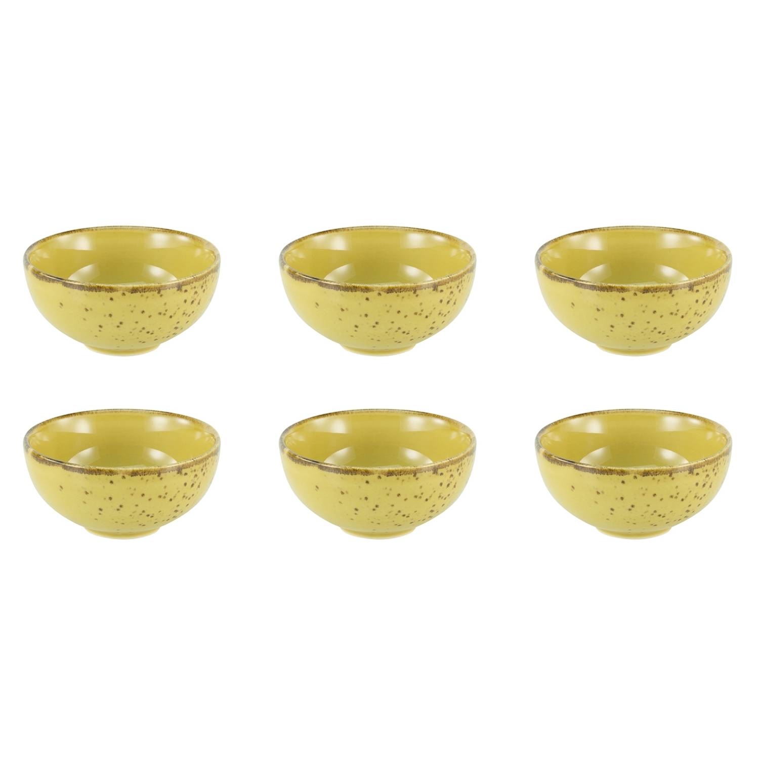 CreaTable 21982 Nature Collection Sojaschale, curry, 6-teilig (1 Set)