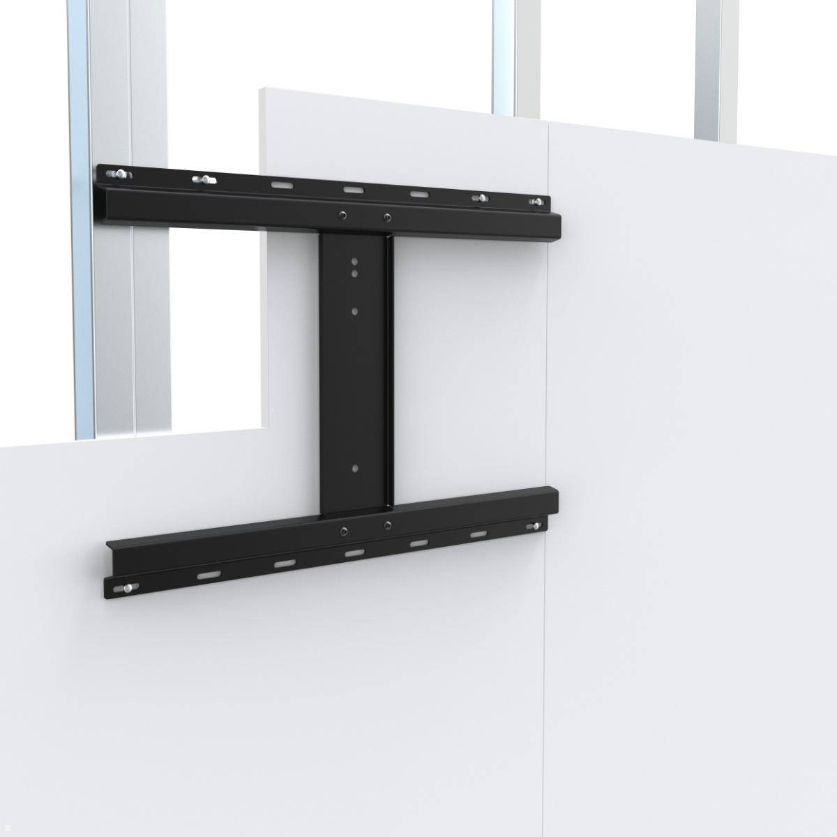 Erard EXO Zubehör Befestigungssatz für Gipskartonwände / Rigips, schwarz