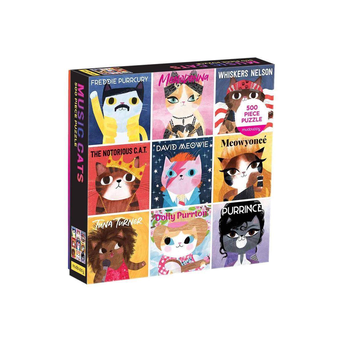 66664 - Music Cats - Familienpuzzle, 500 Teile