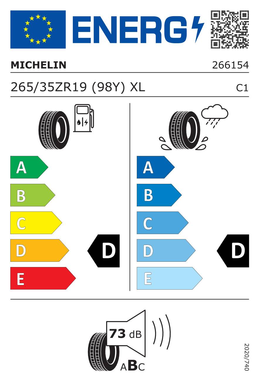 Michelin Pilot Sport Cup 2 ( 265/35 ZR19 (98Y) XL *, Connect )