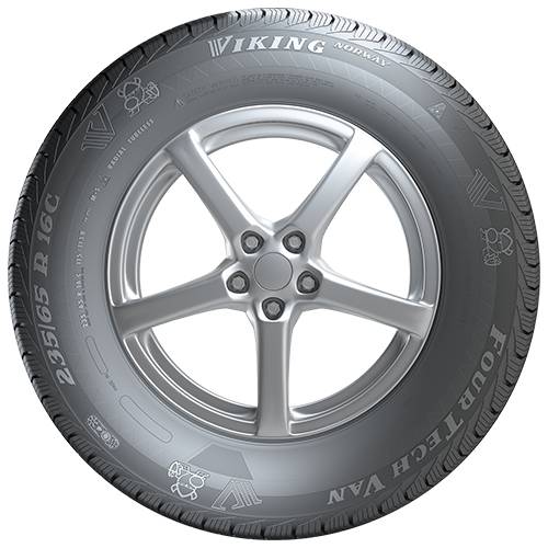 VIKING Ganzjahresreifen 215/70 R15 TL 109/107R FOURTECH VAN C 8PR M+S 3PMSF