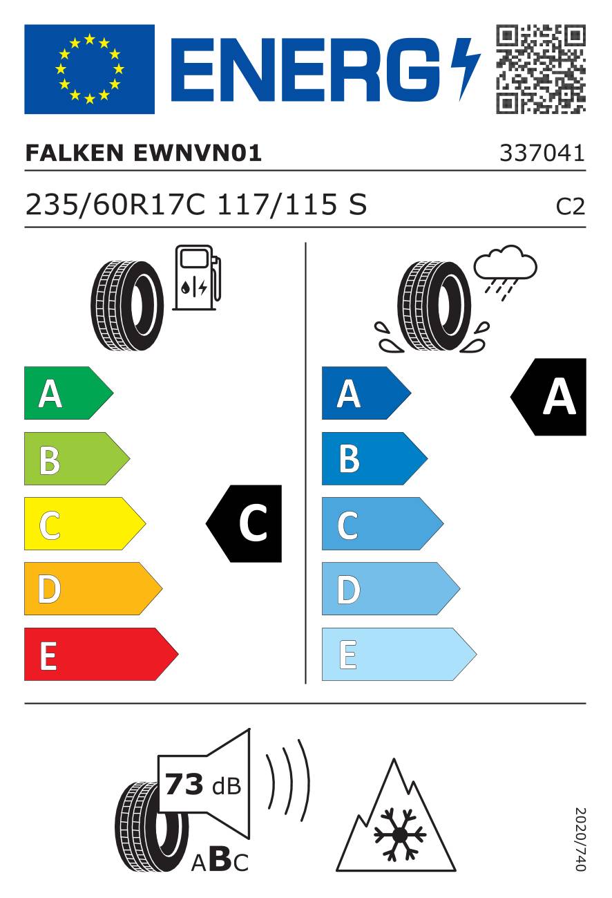 Falken EUROWINTER VAN01 ( 235/60 R17C 117/115S )