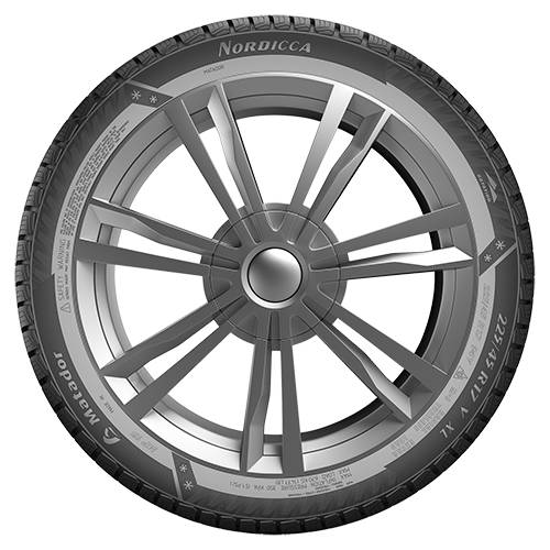 MATADOR Winterreifen 245/45 R19 TL 102V MP 93 NORDICCA XL FR M+S 3PMSF