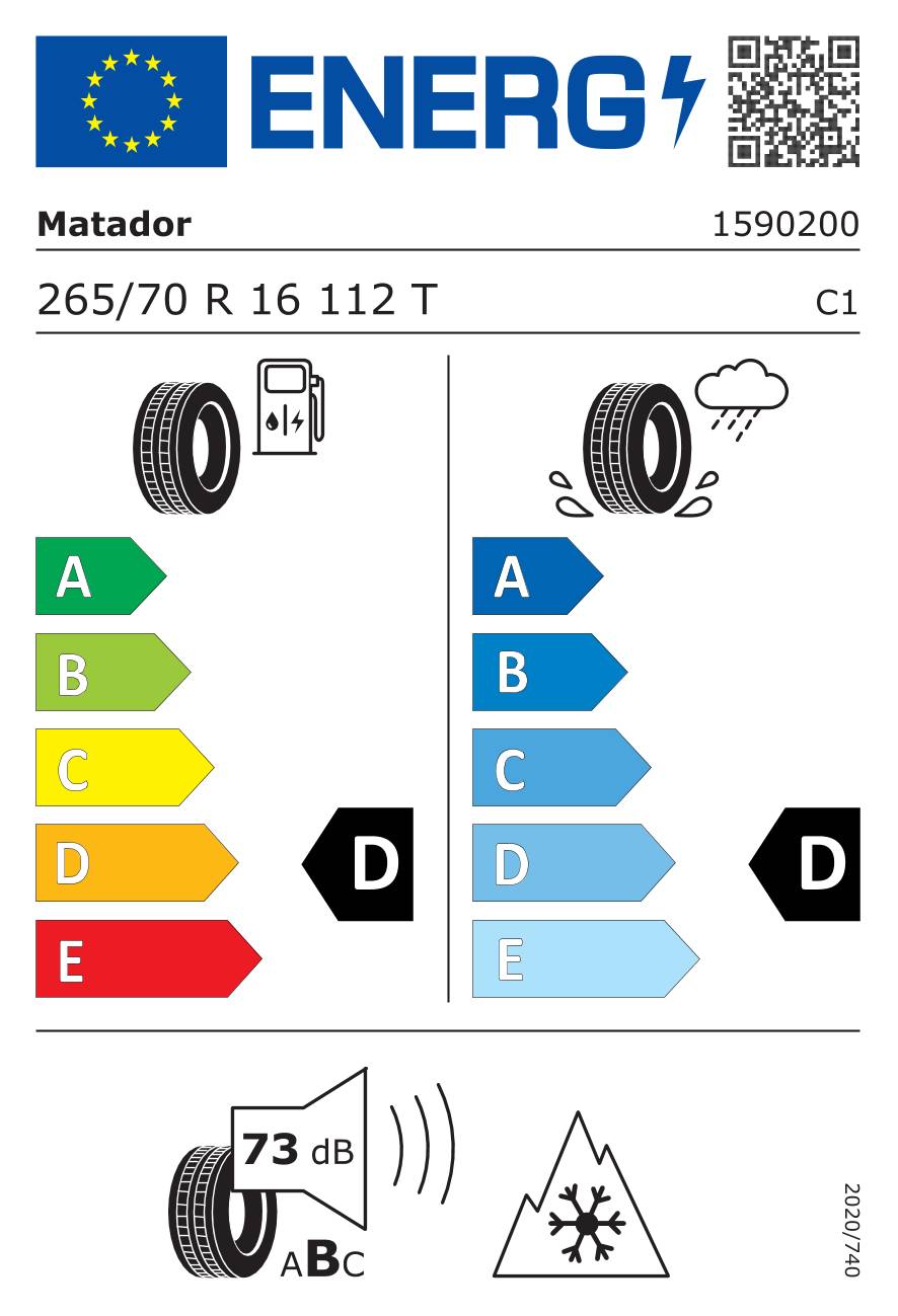 Matador MP72 Izzarda A/T 2 ( 265/70 R16 112T )