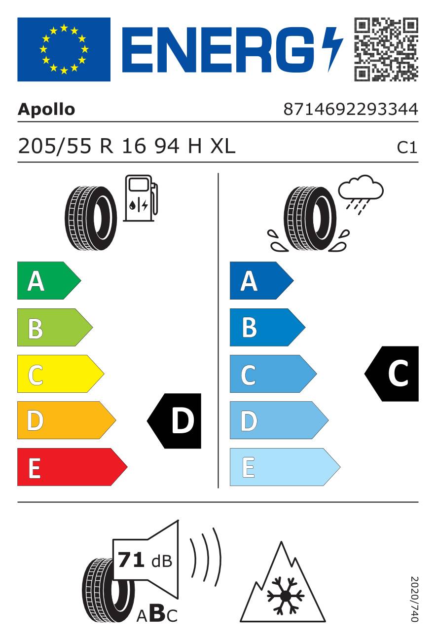 Apollo Alnac 4G Winter ( 205/55 R16 94H XL )