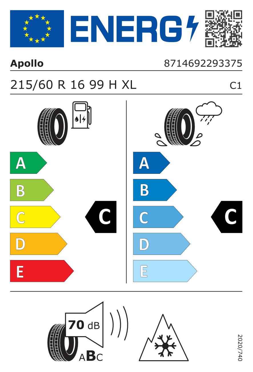 Apollo Alnac 4G Winter ( 215/60 R16 99H XL )