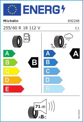 Michelin Primacy 4+ ( 255/60 R18 112V XL )