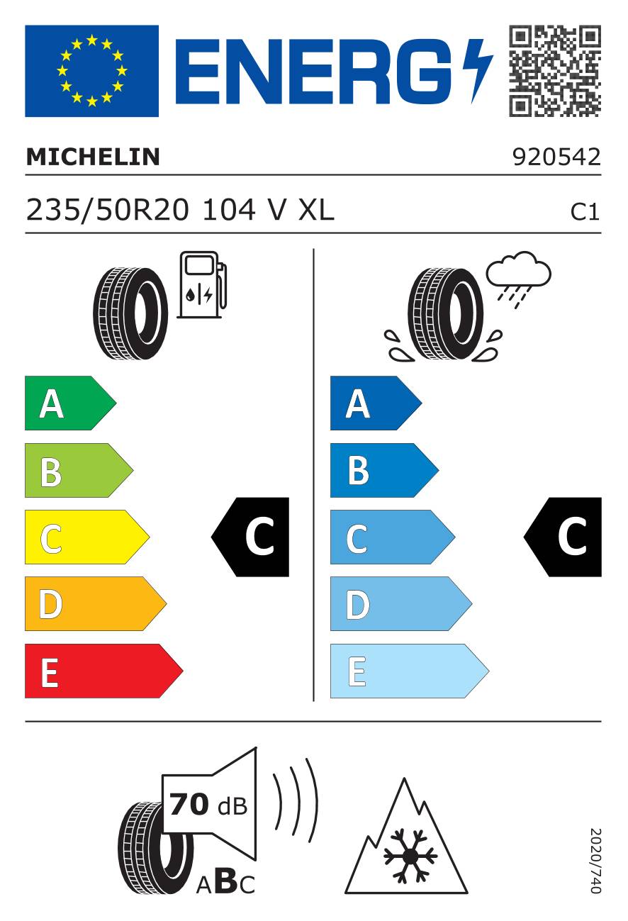 Michelin Pilot Alpin 5 ( 235/50 R20 104V XL, SUV )