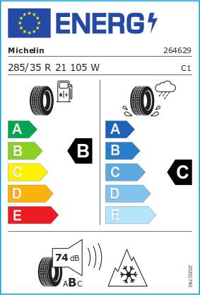Michelin Pilot Alpin 5 ( 285/35 R21 105W XL, SUV )