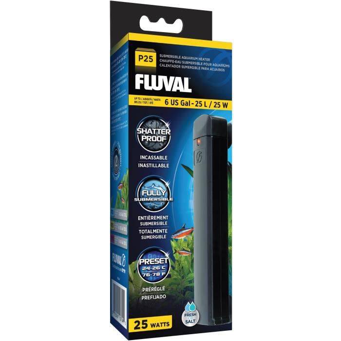 FLUVAL Warmwasserbereiter FL P25 Voreingestellter Aquariumheizer - Für Fische