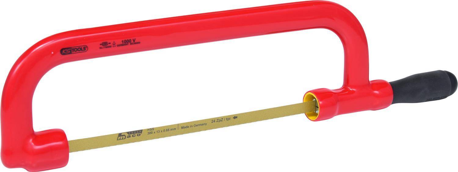 KS TOOLS Isolierte Metallbügelsäge, schwere Ausführung (117.1323)