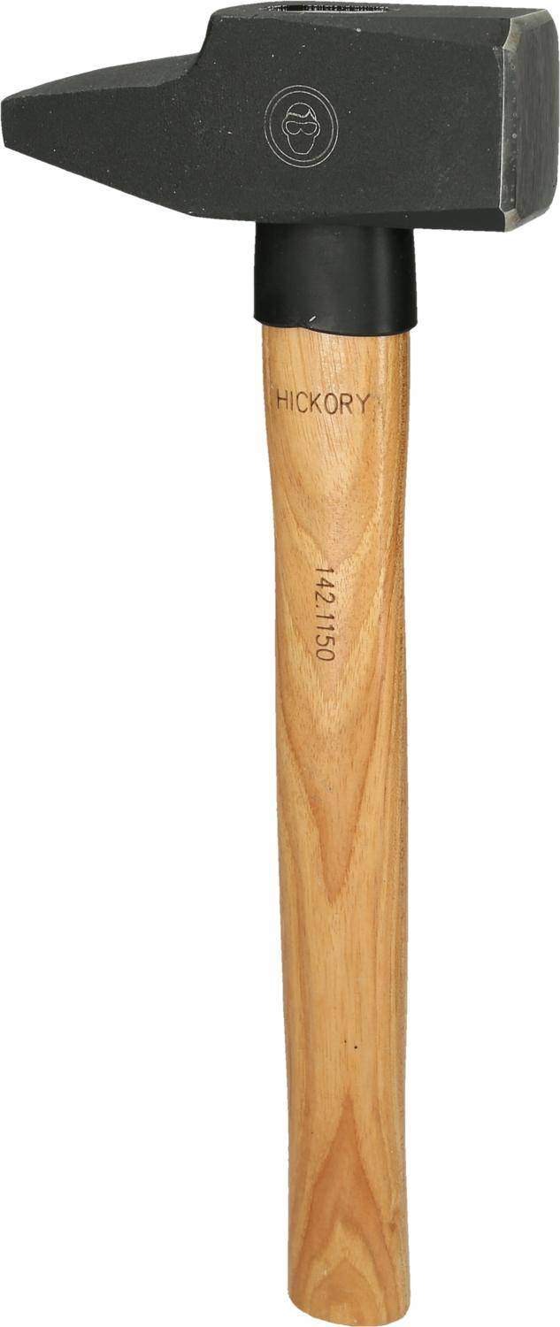 KS TOOLS Schlosserhammer, Hickory-Stiel, franzsische Form, 1500g