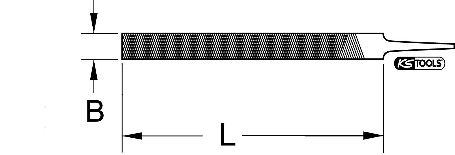 KS TOOLS Raspelblatt für 157.0123