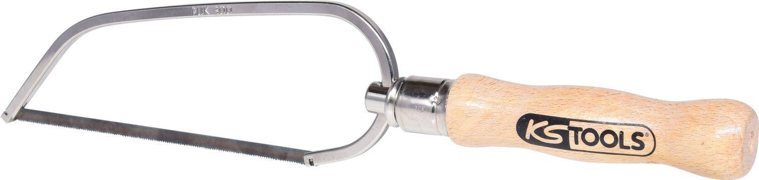 KS TOOLS Kleinhandsäge mit verstellbarem Holzgriff, 150mm (997.1217)