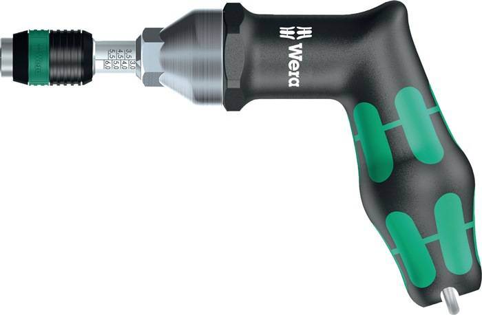 Drehmoment-Schraubendreher Kraftform Pistolengriff 7443, (4,0-8,8 Nm) einstellbar, mit Rapidator Schnellwechselfutter